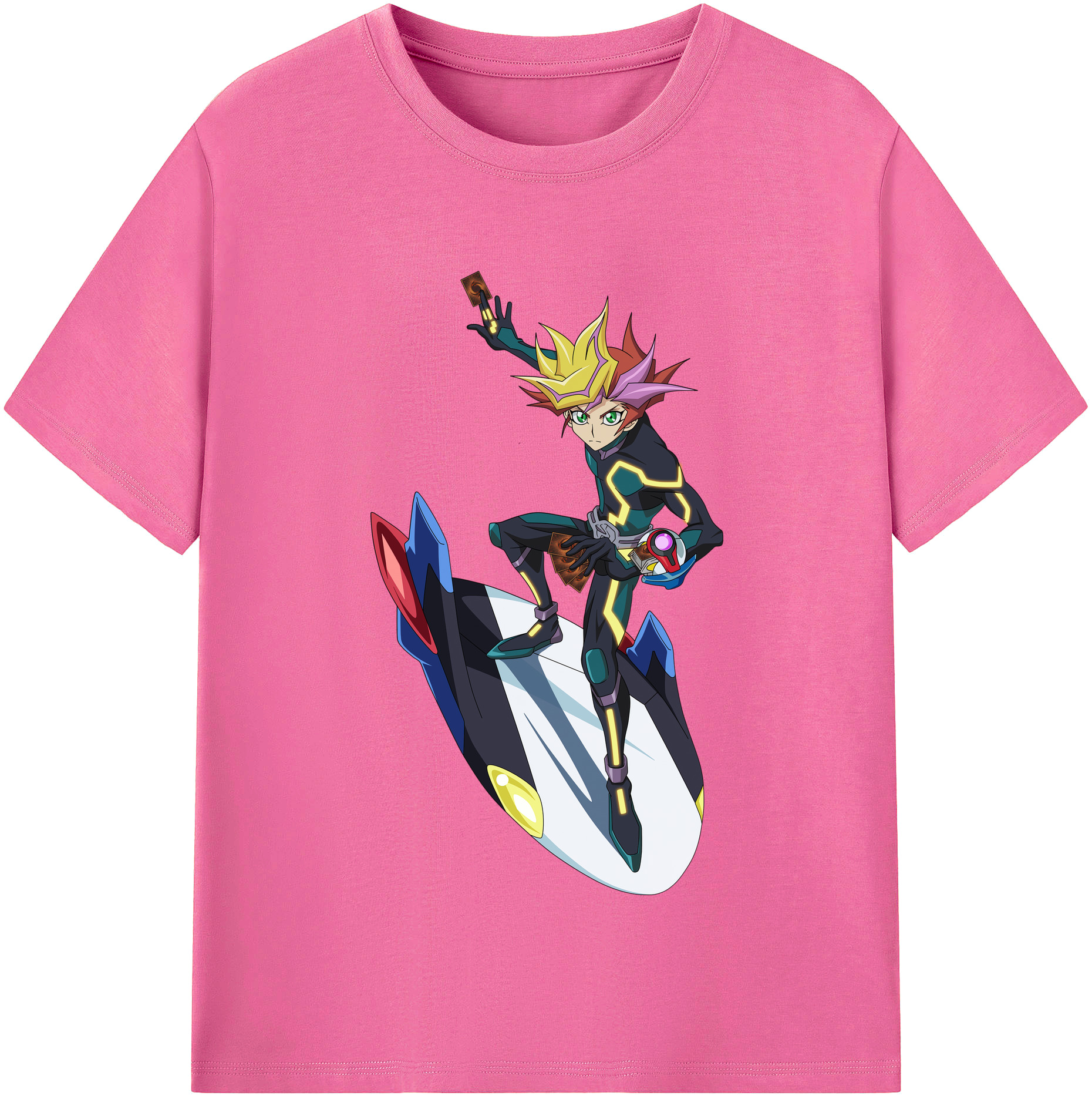 （画像用） 遊☆戯☆王 Yu-Gi-Oh! レディースカジュアルプリントTシャツ（綿100％）